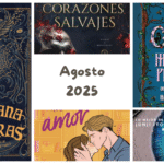 portadas de las novedades editoriales de agosto